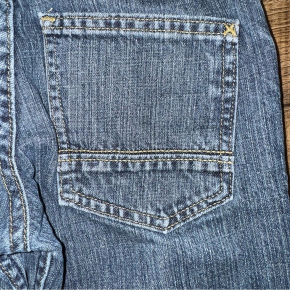WRANGLER Boys size 10 REG Blue 100% Cotton Straight Leg Adjustable Denim Jeans - Picture 4 of 6
